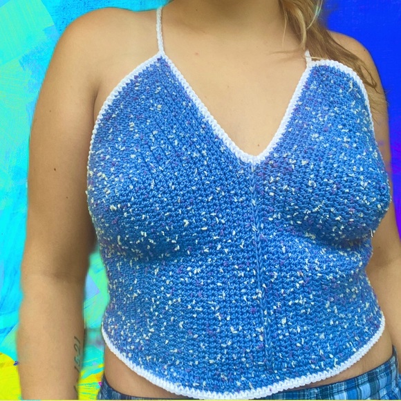 Hand Crocheted Top - Picture 1 of 5